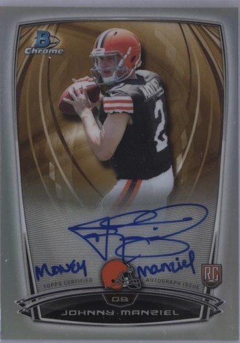 2014 Bowman Chrome Johnny Manziel #RCRA-JM