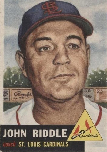 1953 Topps - Johnny Riddle #274