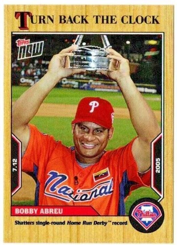 2022 Topps Now Turn Back the Clock - Bobby Abreu #104