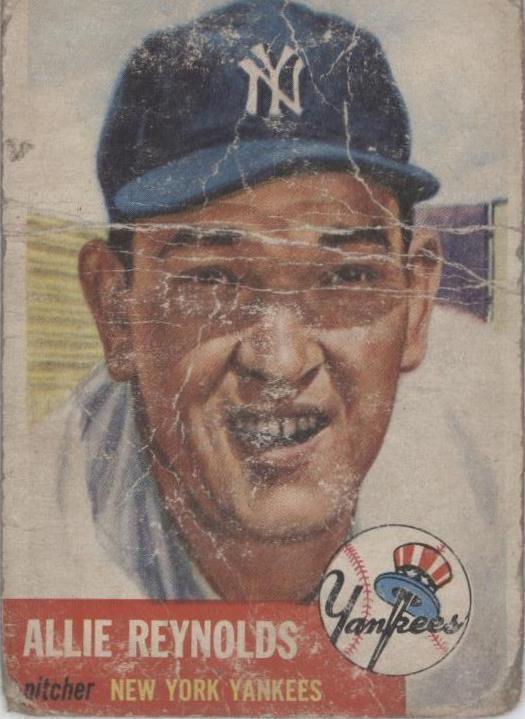 1953 Topps - Allie Reynolds #141