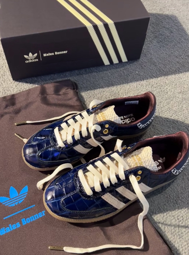 ADIDAS ORIGINALS ADIDAS X WALES BONNER SAMBA OG 'COLLEGIATE NAVY BLUE' JH9825