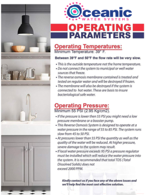 Compact RO Reverse Osmosis Water Filtration System for Apartment/RV/Boats/Dorms 