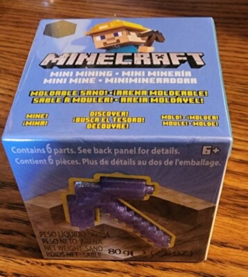 Minecraft Mini Mining Obsidian Series Pickaxe Pack,mini,game,mattel