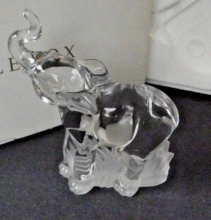 Lenox Crystal Elephant #1 ~ Made in German ~ #063289 ~ Standing