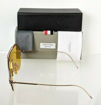 Pre-owned Dita Brand Authentic Thom Browne Sunglasses Tbs 811-144-01 Gold Tbs811 In Yellow