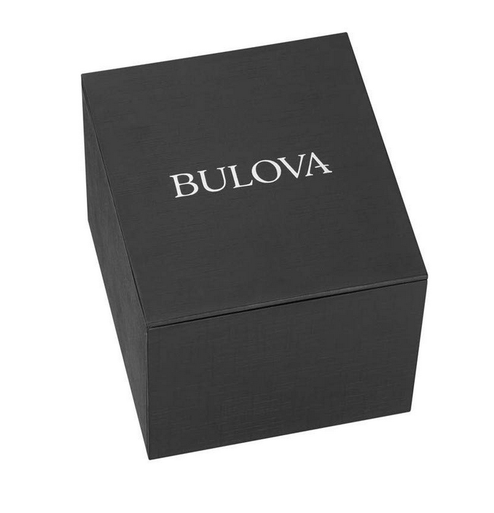 Pre-owned Bulova Marine Star Automatic White Dial 98a226 Stainless Steel Case Watch