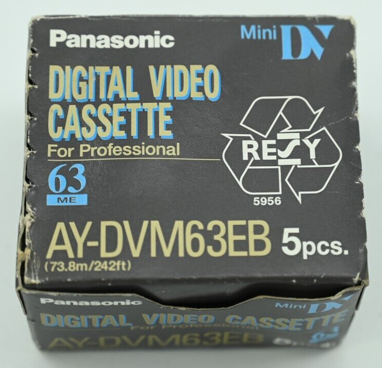 注目ショップ・ブランドのギフト NEW 5 Cassette Video Digital DV Mini AY-DVM63EB Panasonic その他