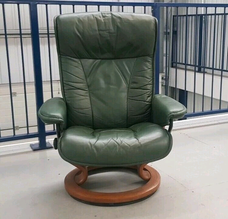 Ekornes Stressless swivel recliner leather chair 1907194 in Leeds