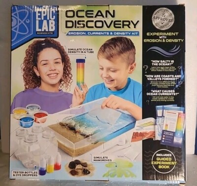 FUN Epic Lab Science Kits Ocean Discovery Erosion, Currents & Density Kit