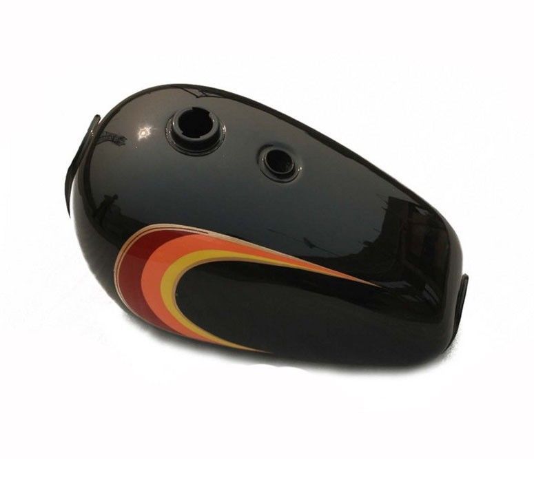 Fuel Tank Black Paint Multi Colour Fits Bonneville Triumph T140 Tsx