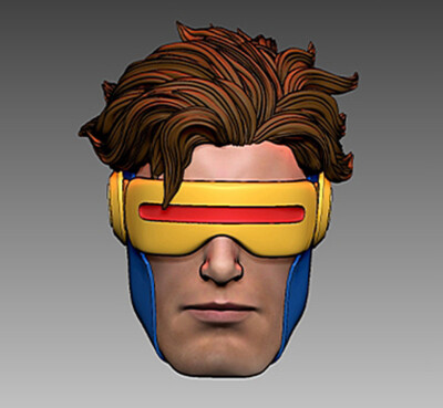 Cyclops X-Men Jim Lee Ver A 1:6 scale custom unpainted Head 12'' Action Figure