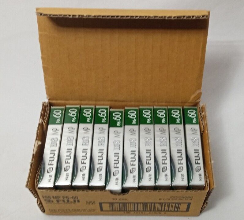 Fuji Hi8 Tapes Lot 10 Sealed New 60 Min Mp P6-60 Digital 8mm Blank Best Ever!