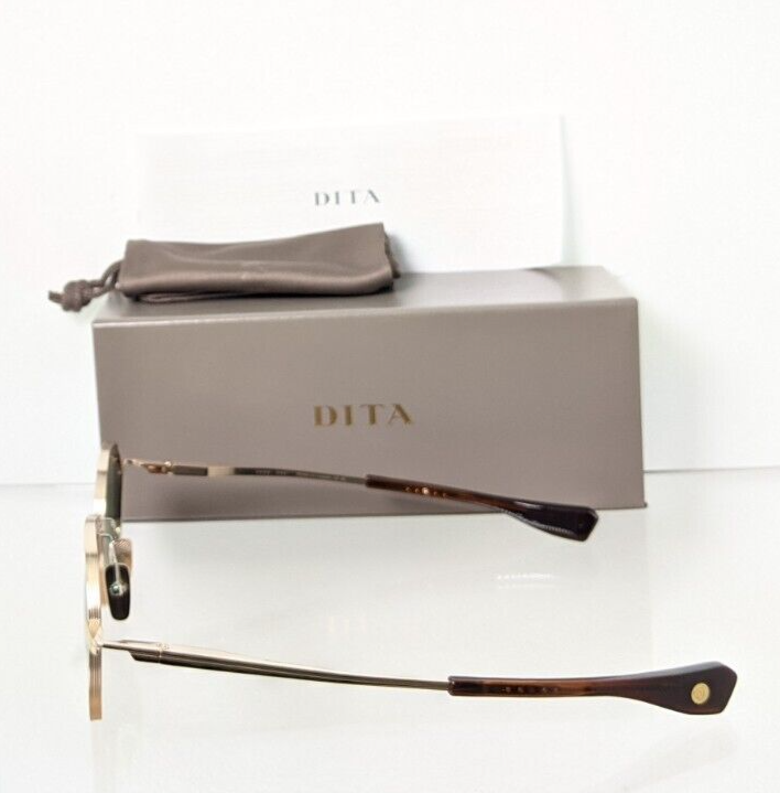 Pre-owned Dita Brand Authentic  Sunglasses Vers - One Dts 150 A 01 Gold 50mm Frame In Green