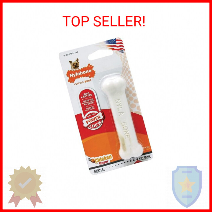 Nylabone Power Chew Flavored Durable Chew Toy for Dogs Chick