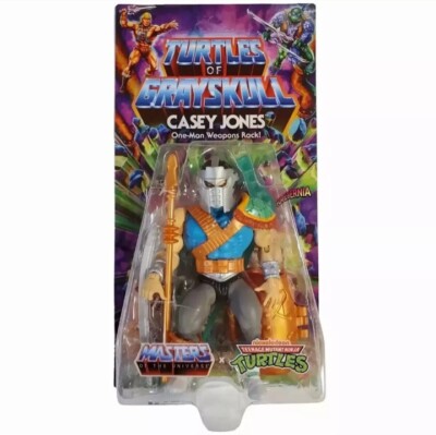 Turtles of Grayskull Casey Jones TMNT MOTU Origins 6'' Action Figure Unpunched
