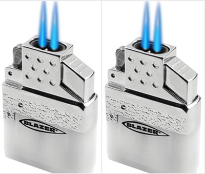 2 PACK Blazer Dual Torch Flame Butane Lighter Insert Upgrades  - Best Buy