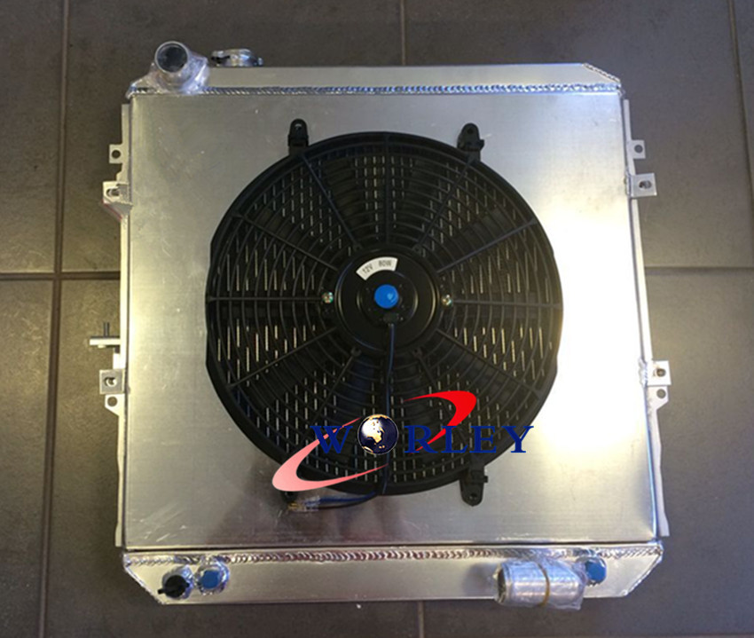 3 ROW Aluminum Radiator for Toyota HILUX LN106 LN111 Diesel 8898 AT +Fan Shroud eBay