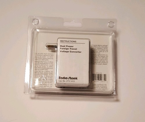 RadioShack - Dual Power 50-Watt/1600Watt Foreign Travel Voltage Converter - NEW