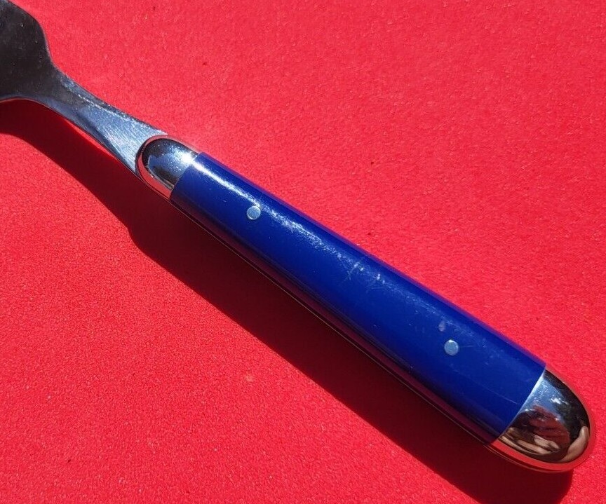 Oneida PALETTE COBALT BLUE Stainless Glossy Silverware CHOICE Flatware