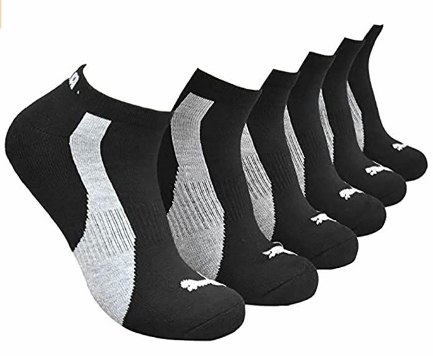 Black/grey 6 Pack Sock Size 10-13