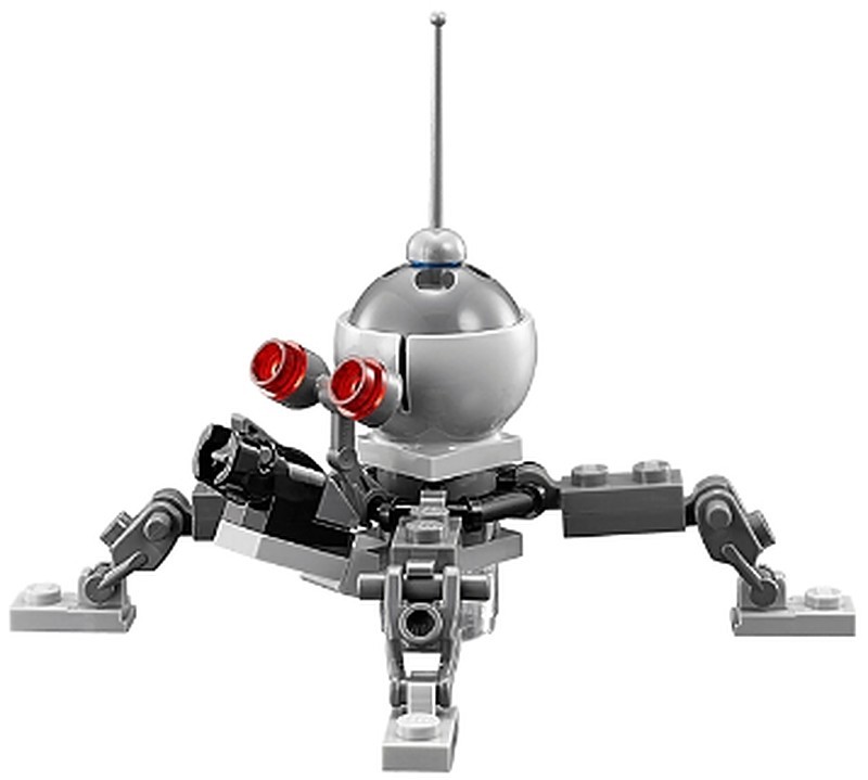 Dwarf Spider Droid - Dark Bluish Gray Dome, Mini (sw0966)