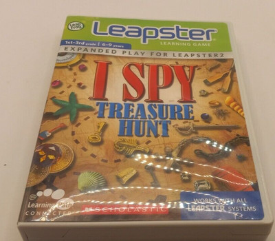 I Spy Treasure Hunt LeapFrog Leapster Learning Game Cartridge ( 1st-3rd Grade )