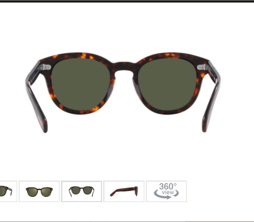 Pre-owned Oliver Peoples Cary Grant Sun 48mm Sable Tortoise Msrp$542 Chris Hemsworth's Fav In Gray