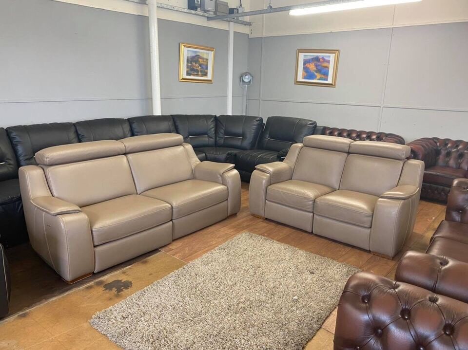 Bardy Italian Leather Power Electric Recliner Sofas In Bolton Manchester Gumtree