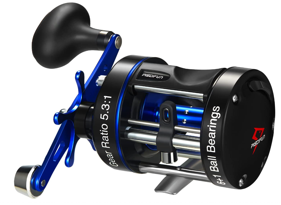 Chaos XS Baitcasting Fishing Reel, Reinforced Metal Body Rou