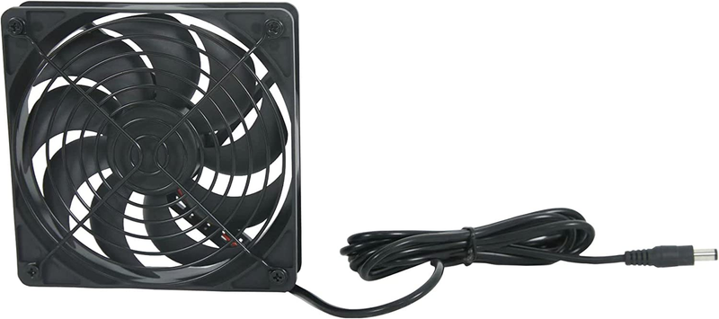 Solar Panel Kit, 10W 12V Solar Panel Powered Dual Fan, Waterproof Outdoor Portab