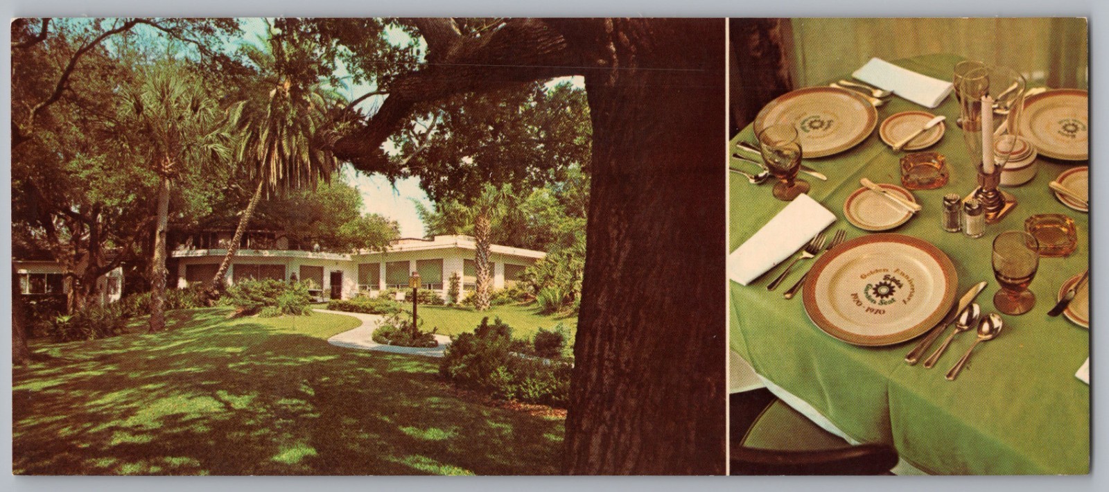 Siple's Garden Seat Restaurant Clearwater Florida FL Unp Chrome Postcard