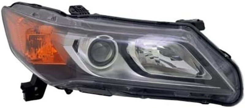 Right Passenger Side Halogen Headlight Assembly for 2013-2015 Acura ILX Sedan