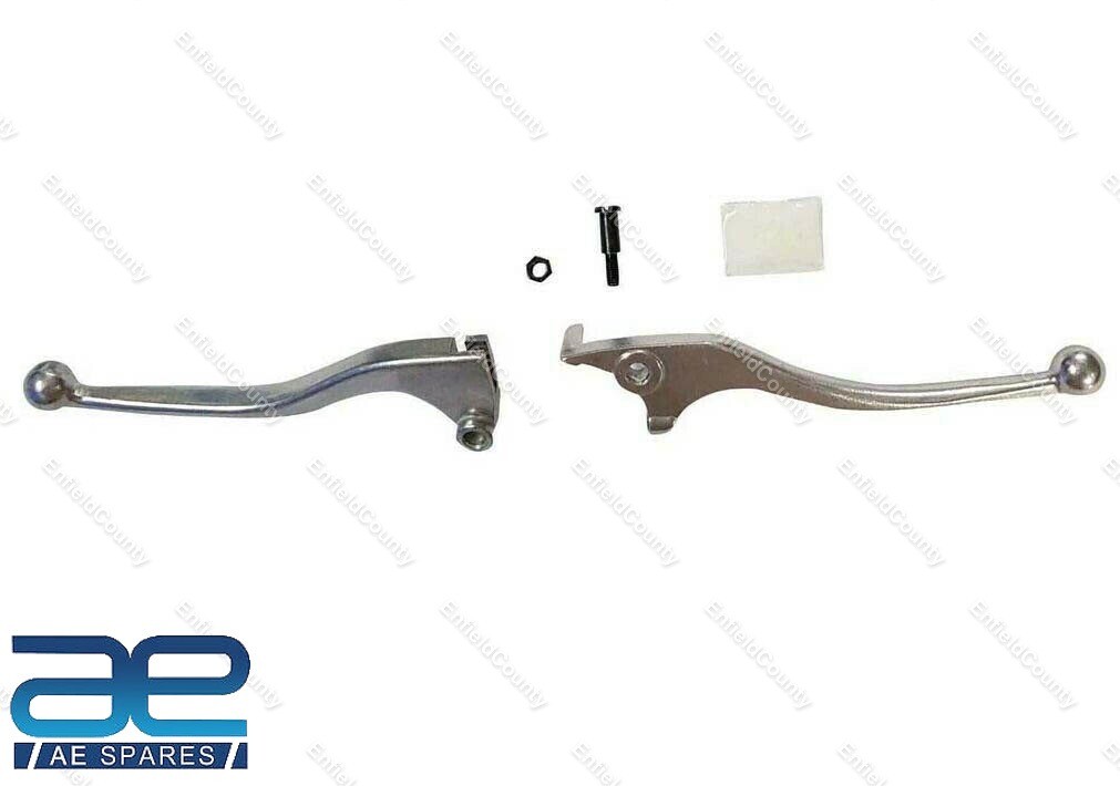 Clutch & Brake Lever Kit Silver For Royal Enfield Himalayan  