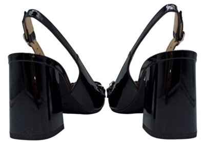 Pre-owned Nerogiardini Women's Nero Giardini E409490d Elegant Casual High Heel Black Shoes