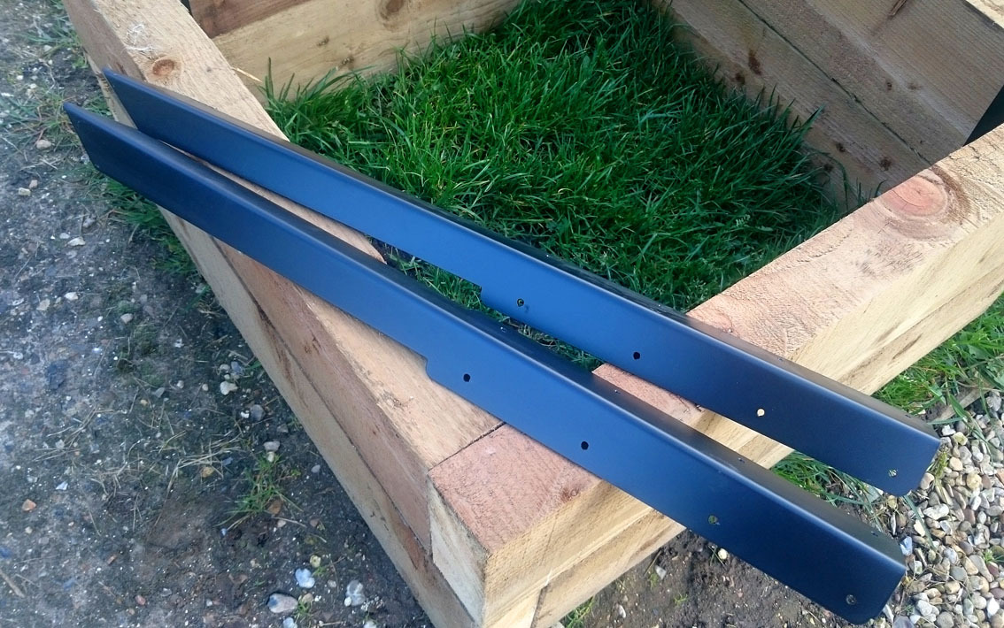 rustic wood vertical hanging planter 2 tier plant hanger