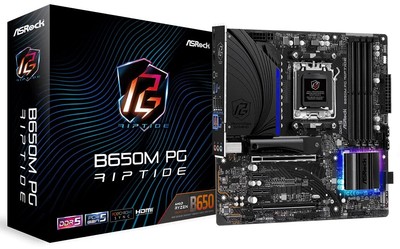 ASRock B650M PG Riptide AMD Ryzen 7000 Series Processors Motherboard