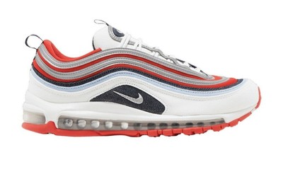 

Мужские кроссовки Nike Air Max 97 USA Denim Чили Красный/Серебристый металлик (DJ5171 600), Chile red/metallic silver