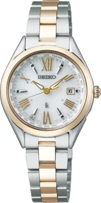 Pre-owned Seiko Lukia Lady Collection Ssqv106 Solor Radio Women's Watch