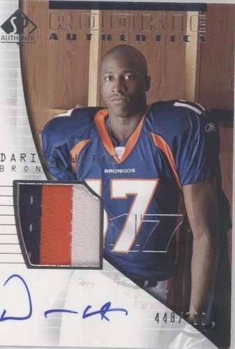 2004 SP Authentic Darius Watts #191