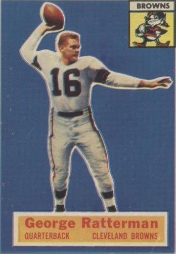 RAZOR SHARP PACK FRESH 1956 TOPPS FOOTBALL #93 GEORGE
