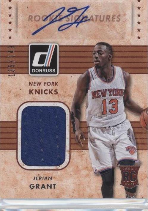 2015–16 Panini Donruss — Джериан Грант NoRMS-JG