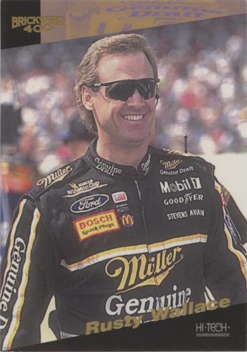 1995 Hi-Tech Brickyard 400 - Rusty Wallace #83