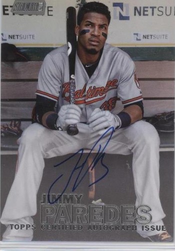 2016 Topps Stadium Club - Jimmy Paredes #SCA-JPS