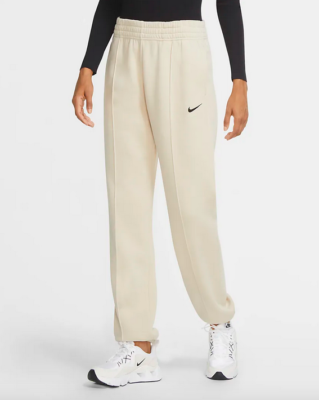 Nike Sportswear Essentials Womens Fleece Pants Tan Sweatpants