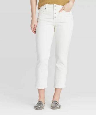Women's High-Rise Cropped Straight Jeans - Universal Thread 