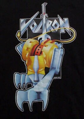 Vintage Voltron T-Shirt Yellow Lion Iron-On (2000)  Size L New, Never Worn