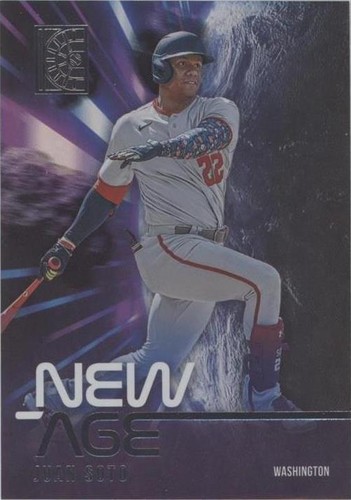 2022 Leaf Metal Autographs Zebra Ronald Acuna Juan Soto Dual Auto