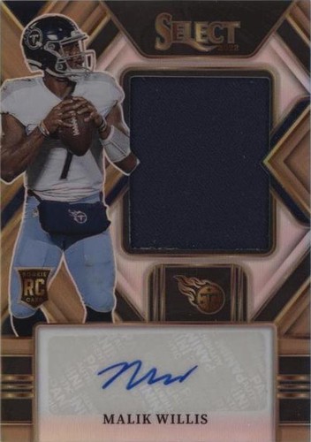 2022 Panini Select Malik Willis #JRS-MW