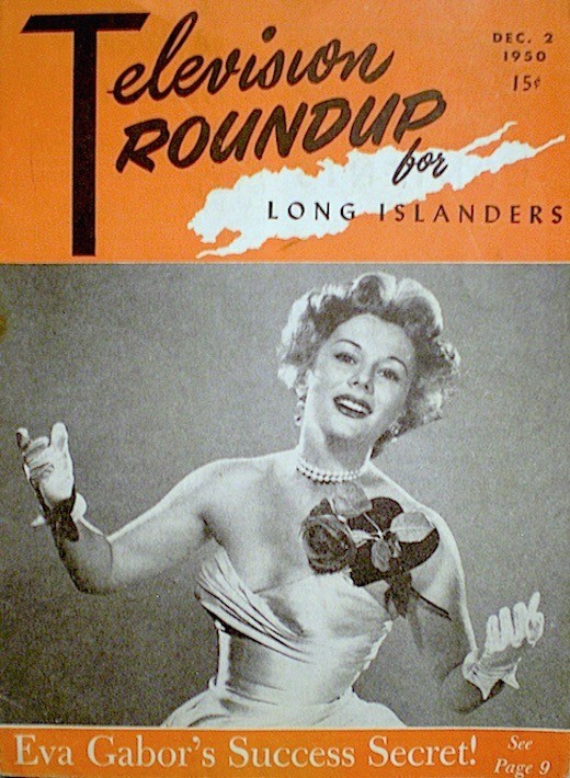 tv-guide-tv-roundup-1-1950-eva-gabor-pre-national-v1n1-premiere-ex-coa-rare