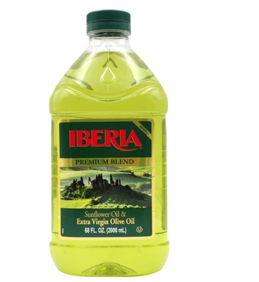 Iberia Premium Blend Sunflower Oil & Extra Virgin Olive Oil High Heat Frying 68